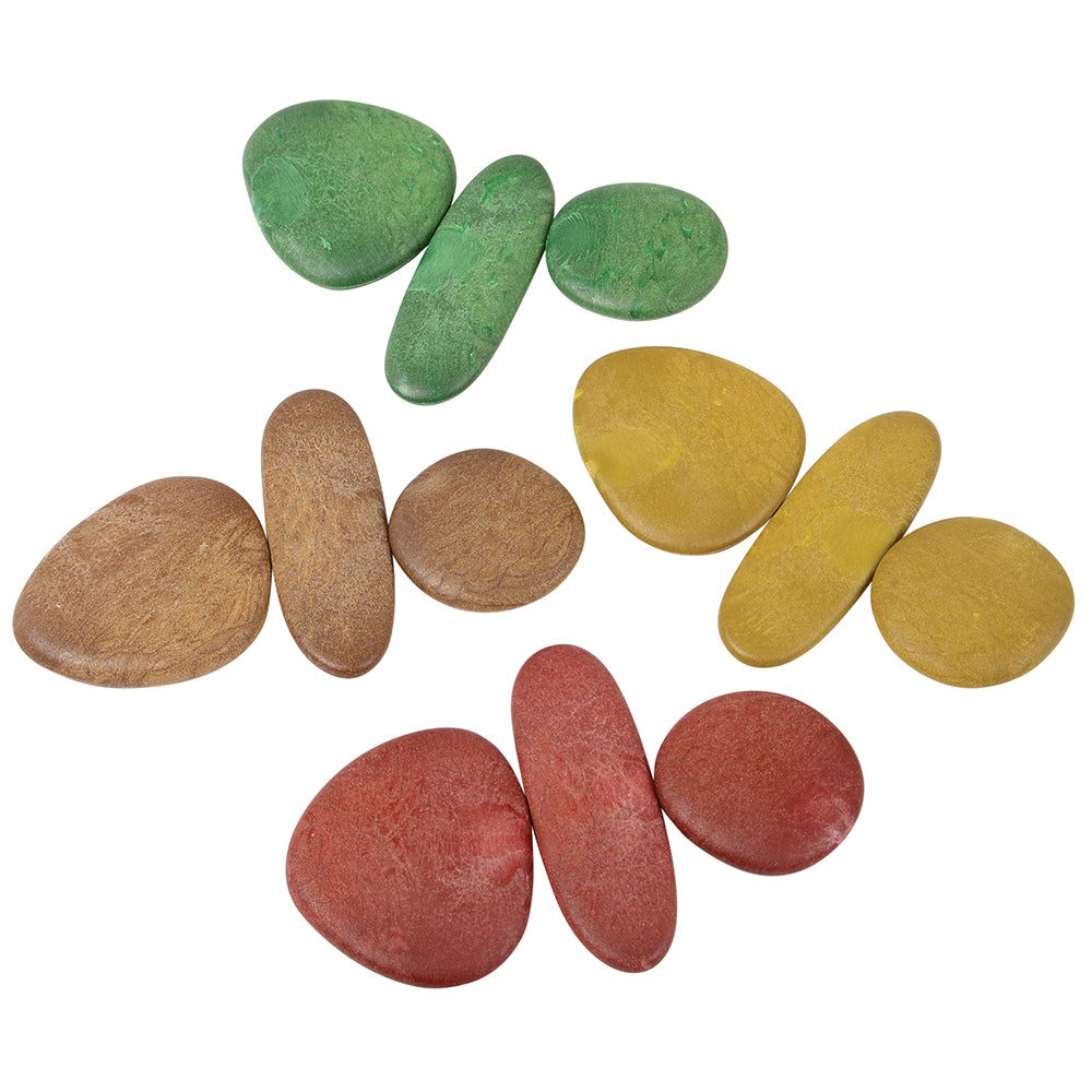 Earth Tone Counting Stones