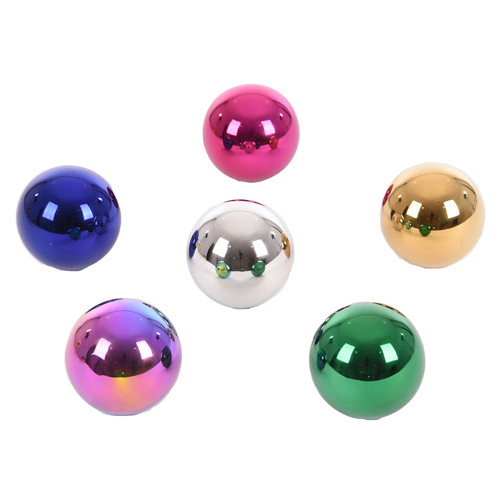 Set of 6 Sensory Reflective Color Mystery Balls