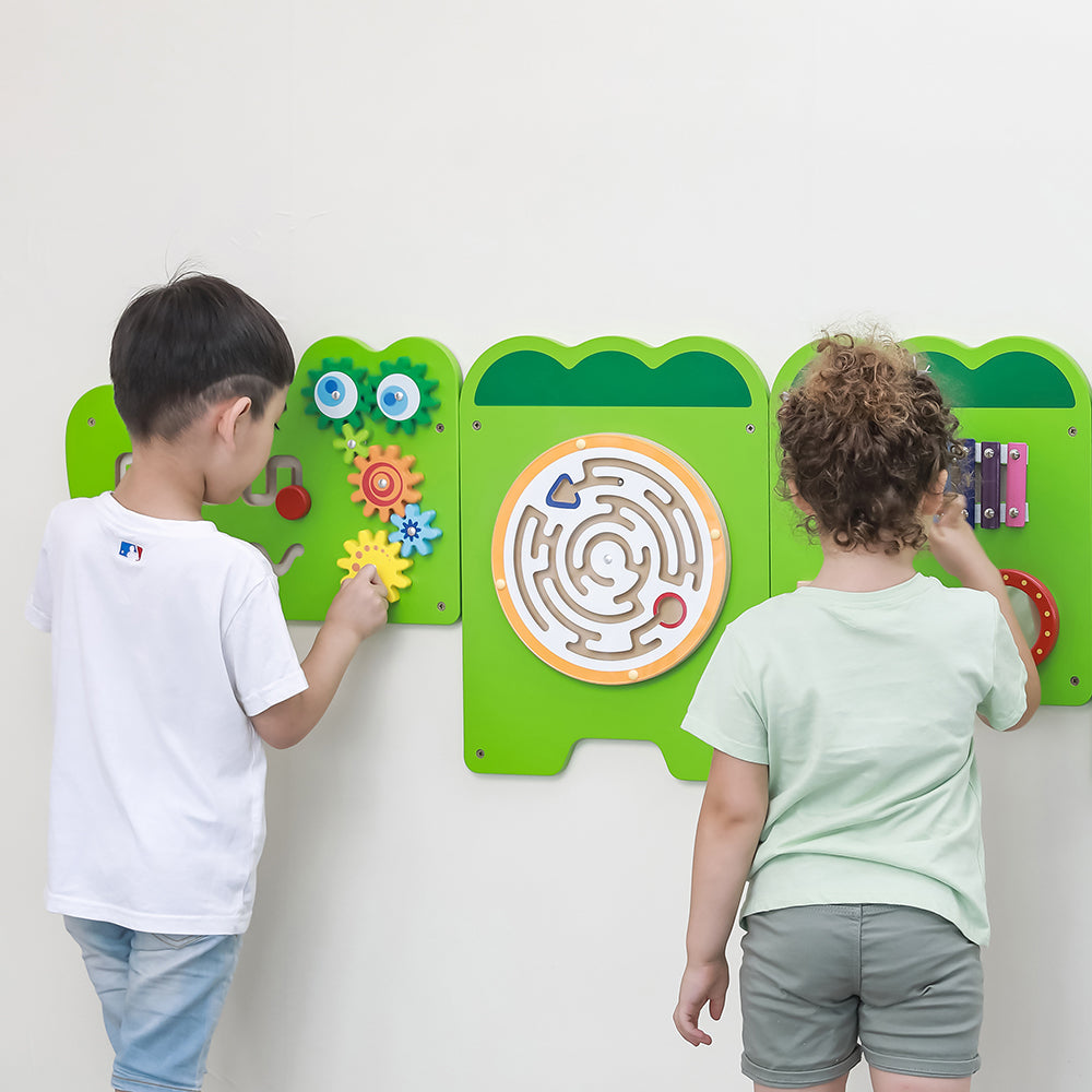 Exploring Gears on Crocodile Wall Panel