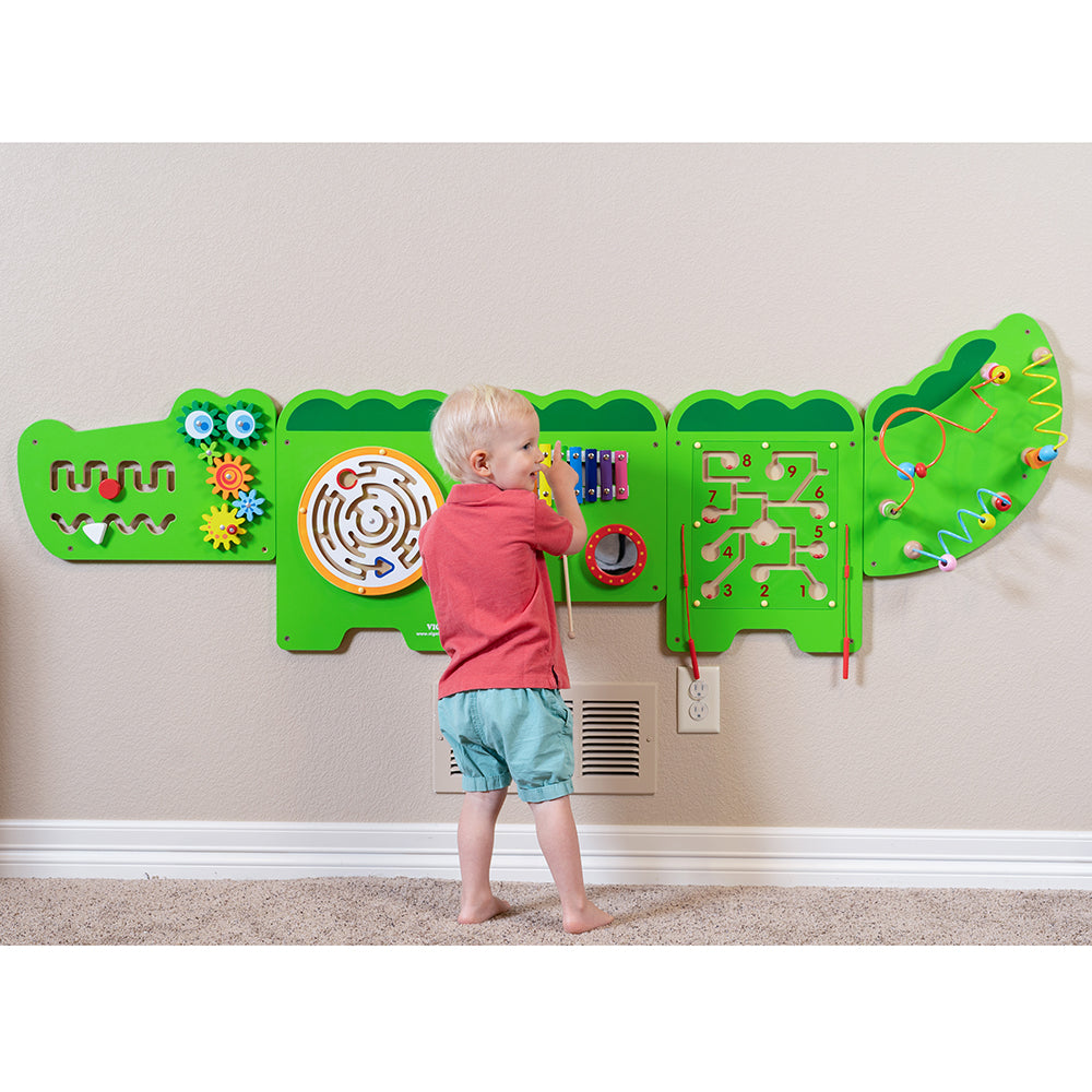 Wall Panel with 11 Puzzles & Activities