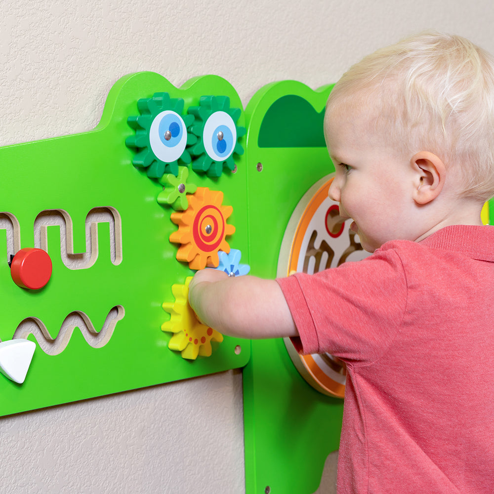 Turning Gears on Interactive Wall Panel