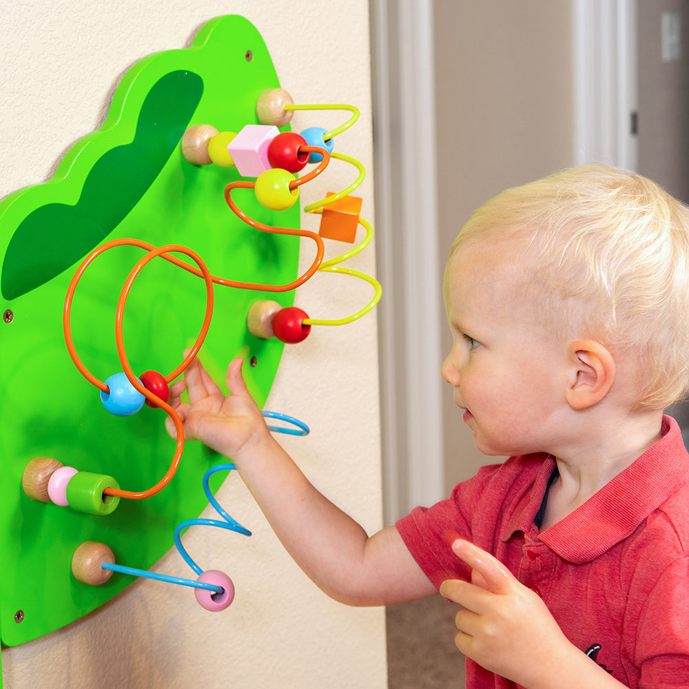 Bead Maze on Crocodile Wall Panel