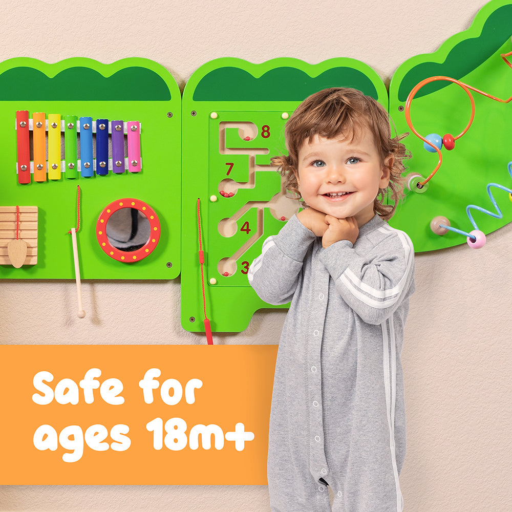 Crocodile Activity Wall Panel Safe for Ages 18 months +