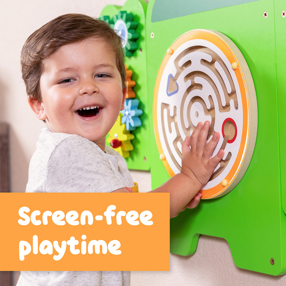 Crocodile Activity Wall Panel with Screen-Free Playtime