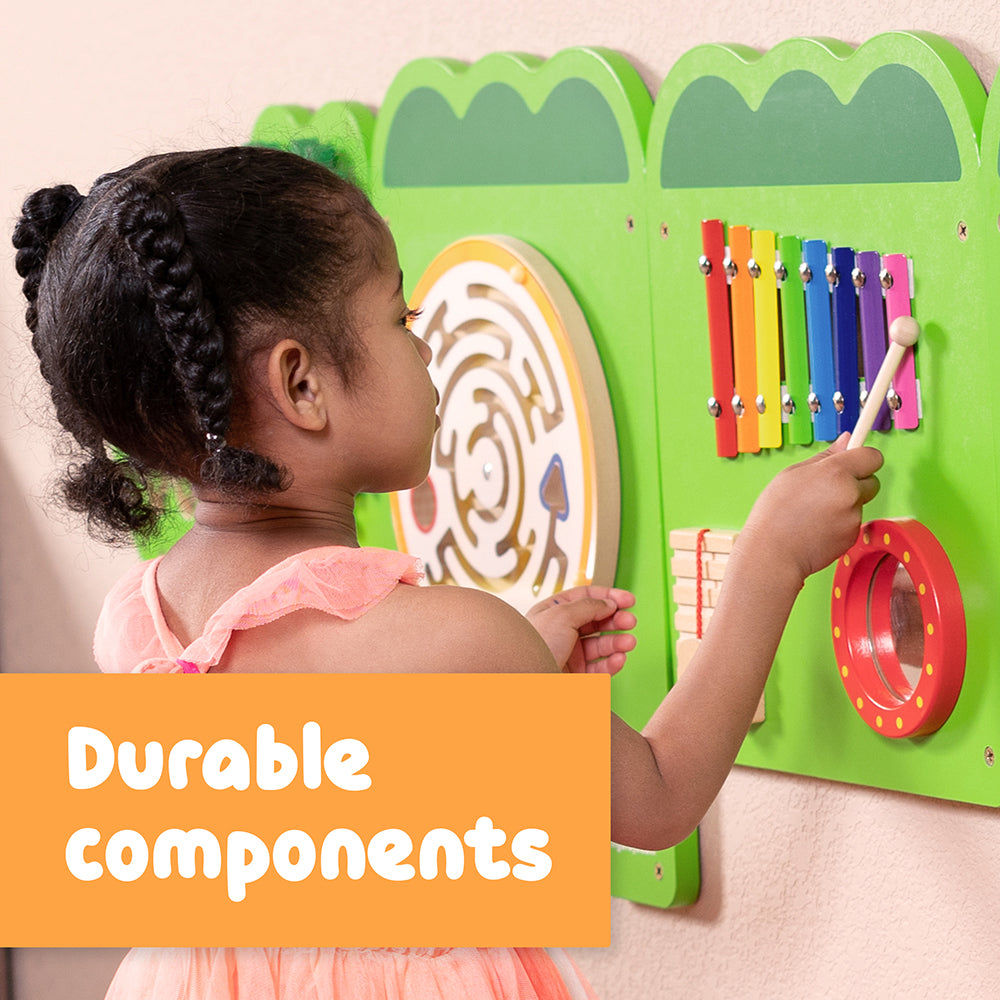 Crocodile Activity Wall Panel with Durable Components