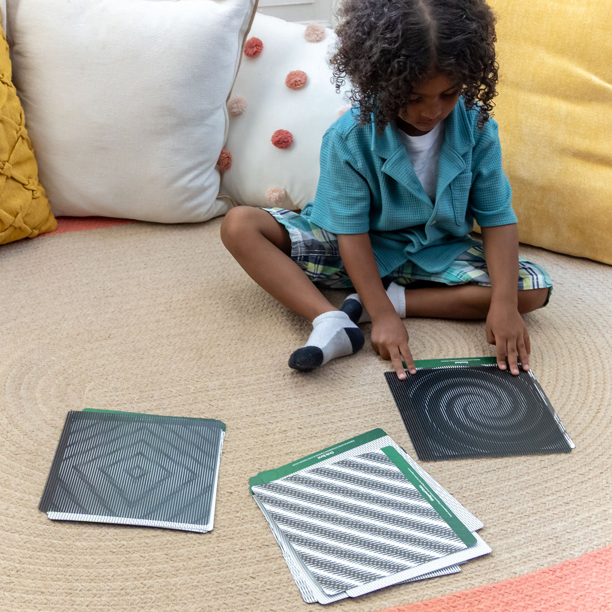 Mindful Motions Discover Sensory Cards | Optical Illusion Activity Set