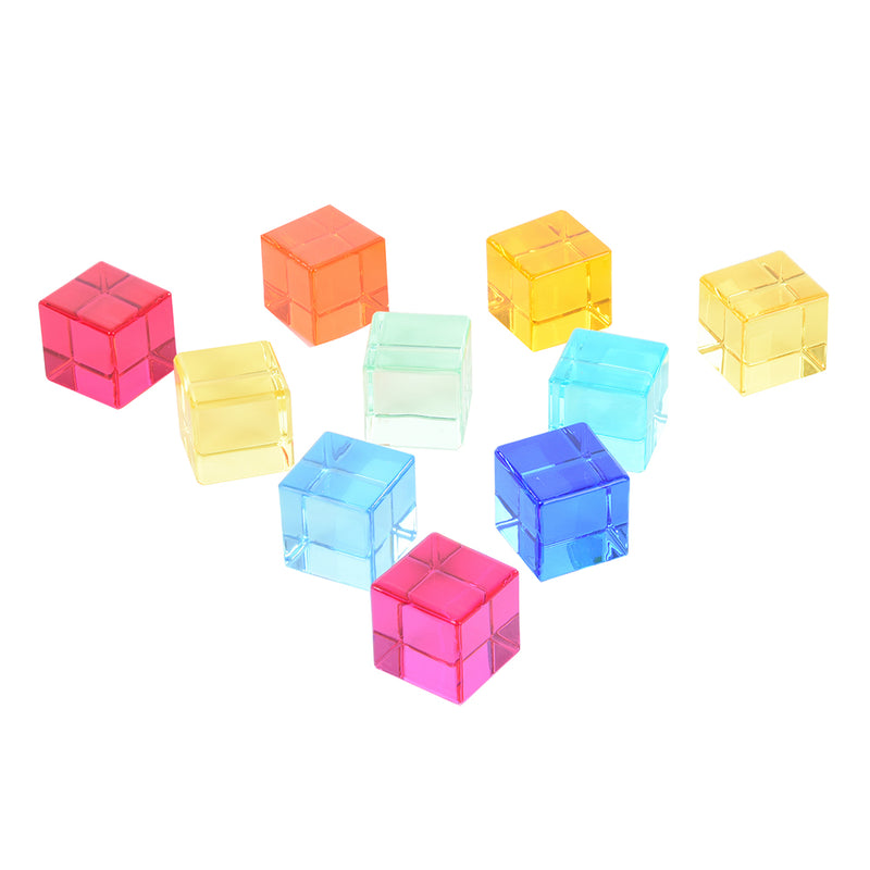 Gem Cubes | Colorful Acrylic Cubes for Light Panels, Stacking & Sensory ...