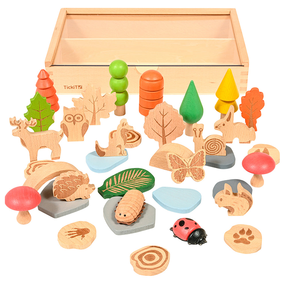 Woodland Trail Discovery Set | 37-Piece Beechwood Nature Playset