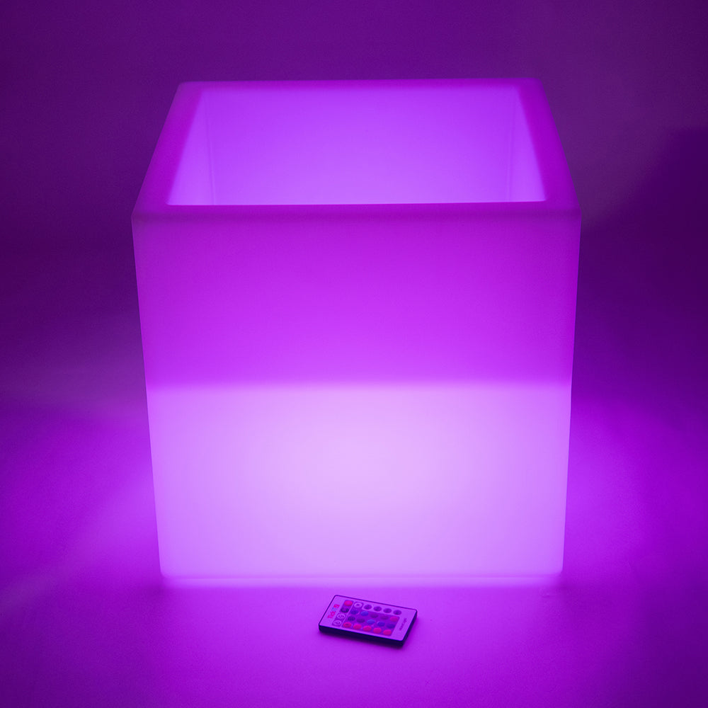 Sensory Mood Play Cube with Purple Light