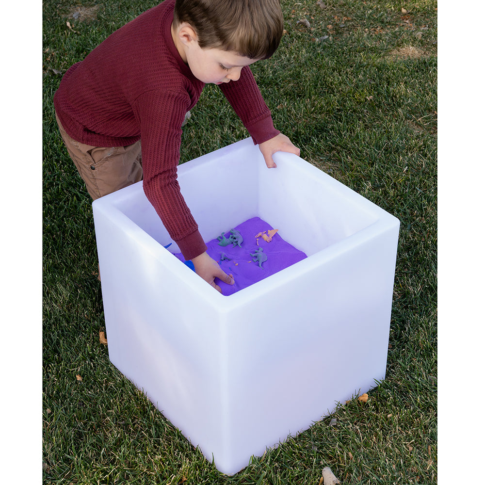 Sensory Mood Play Cube with Deep Recessed Top