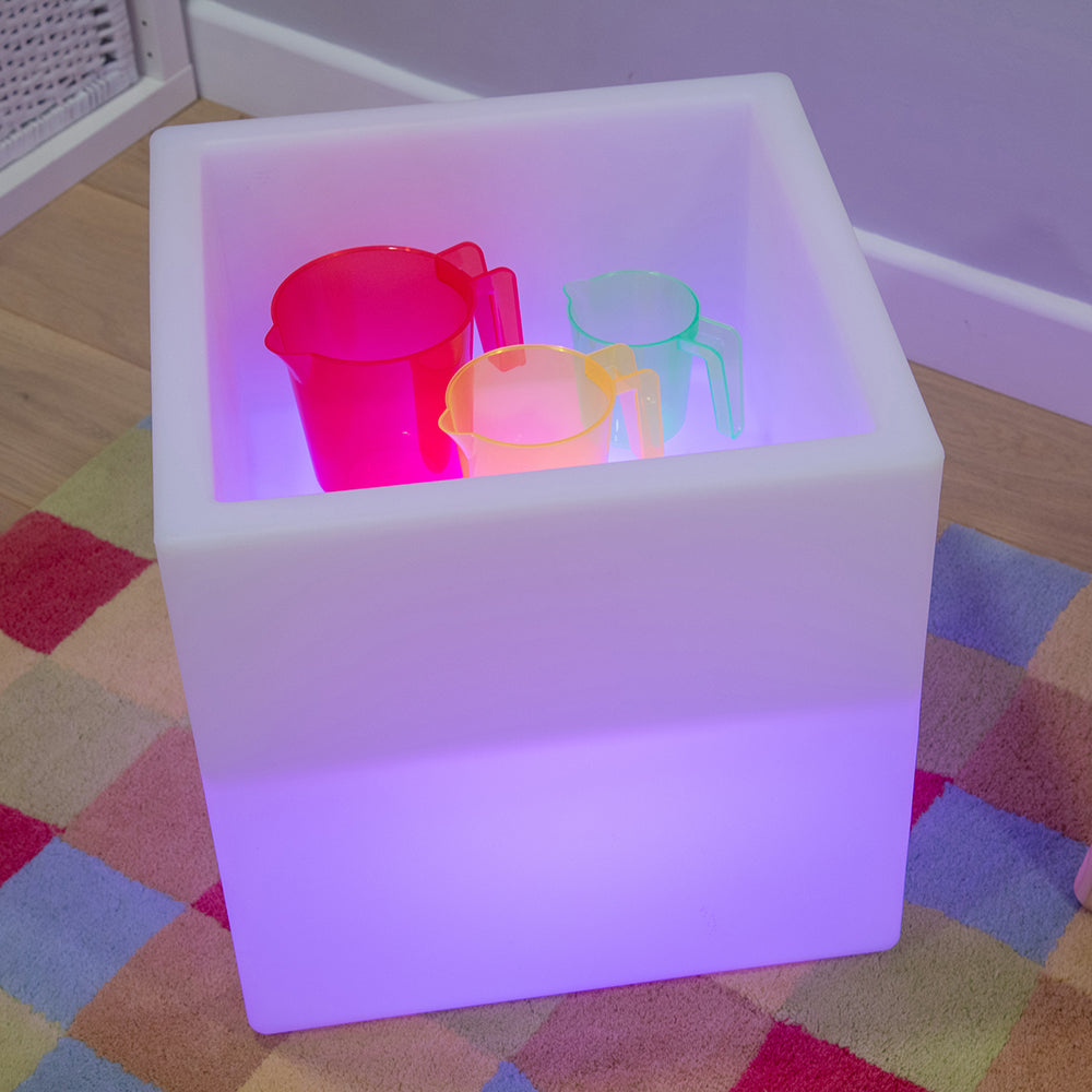 Using Darker Light with Sensory Cube