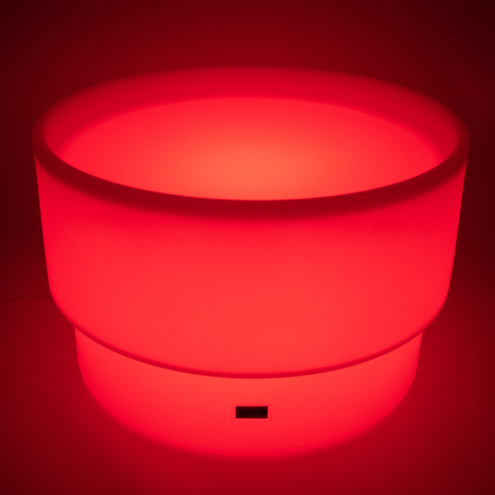 Sensory Mood Discovery Table Showcasing Red Light