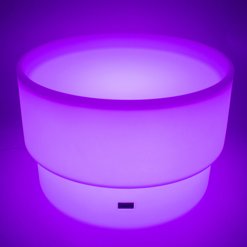 Sensory Mood Discovery Table Showcasing Purple Light