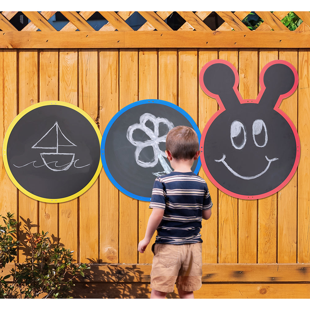 Drawing Fun with Outdoor Chalkboard