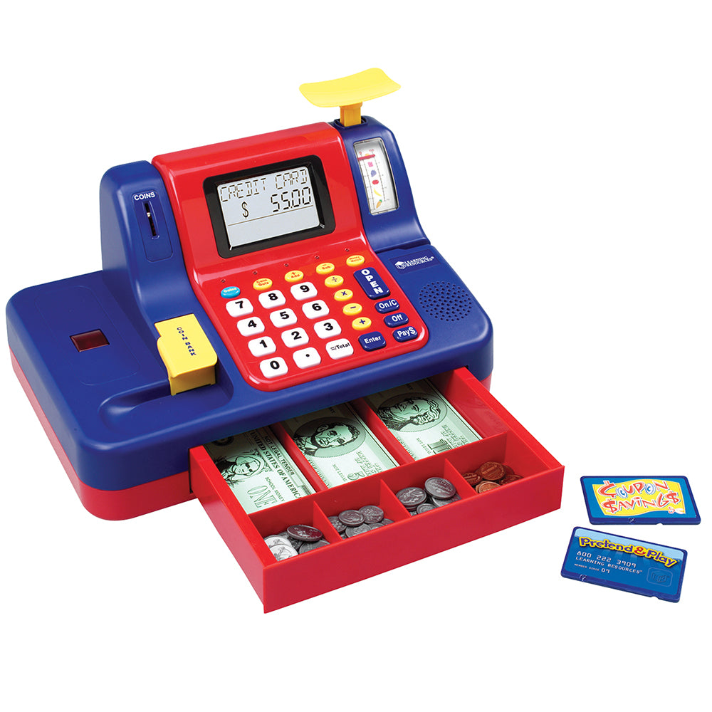 Cash Register Math Engaging Pretend and Play® Teaching Cash Register for Early Math Skills ...
