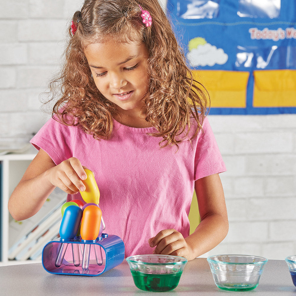 Primary Science Jumbo Eyedroppers with Stand