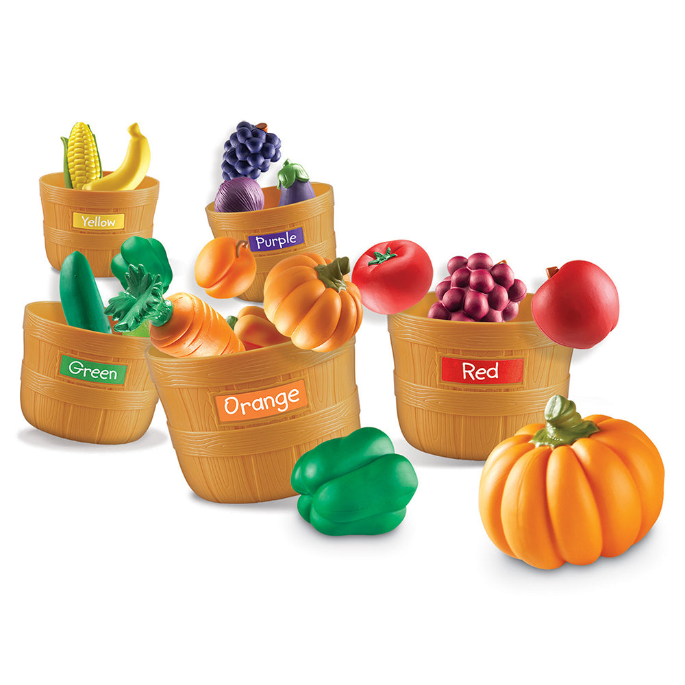 Farmers Market Color Sorting Activity 30-Piece Set 