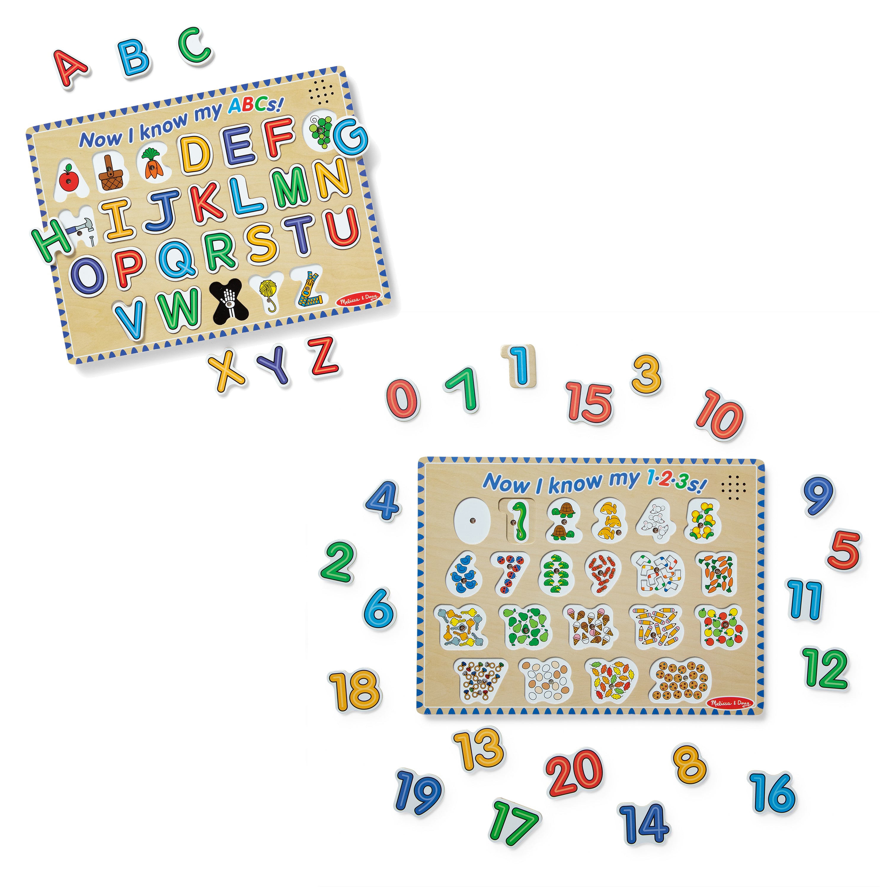 Alphabet & Numbers Sound Puzzles