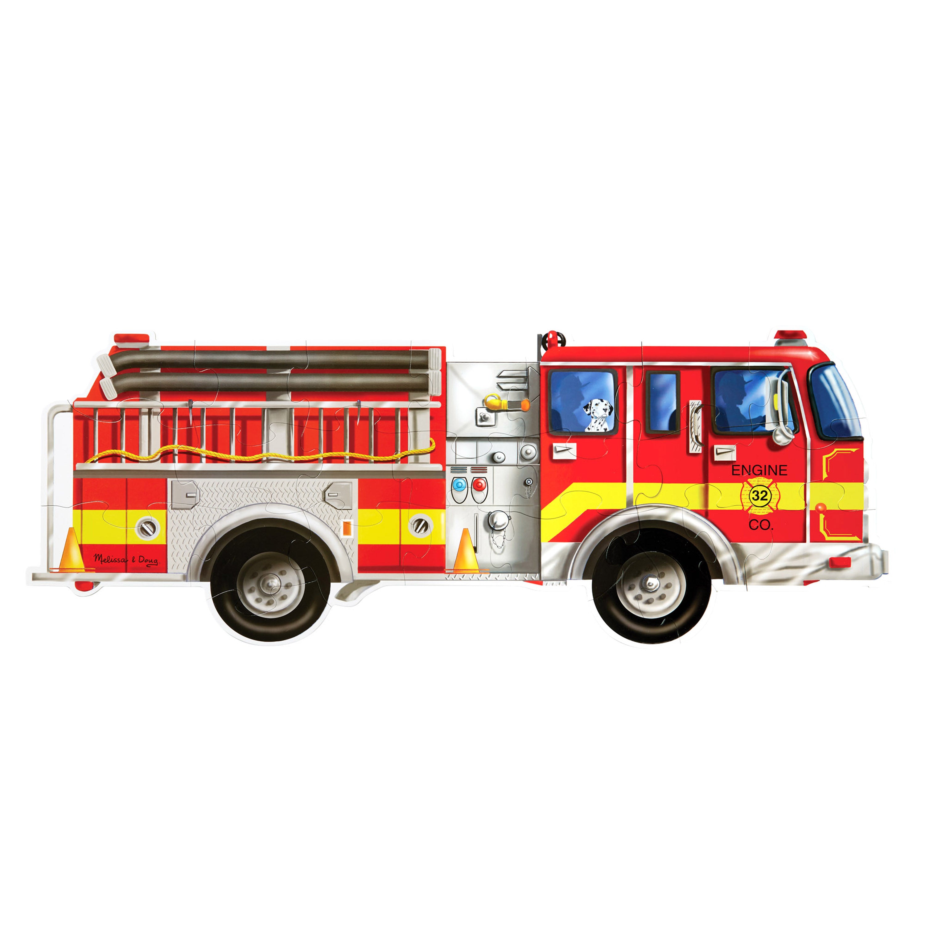 Melissa and Doug® Giant Fire Truck Floor Puzzle