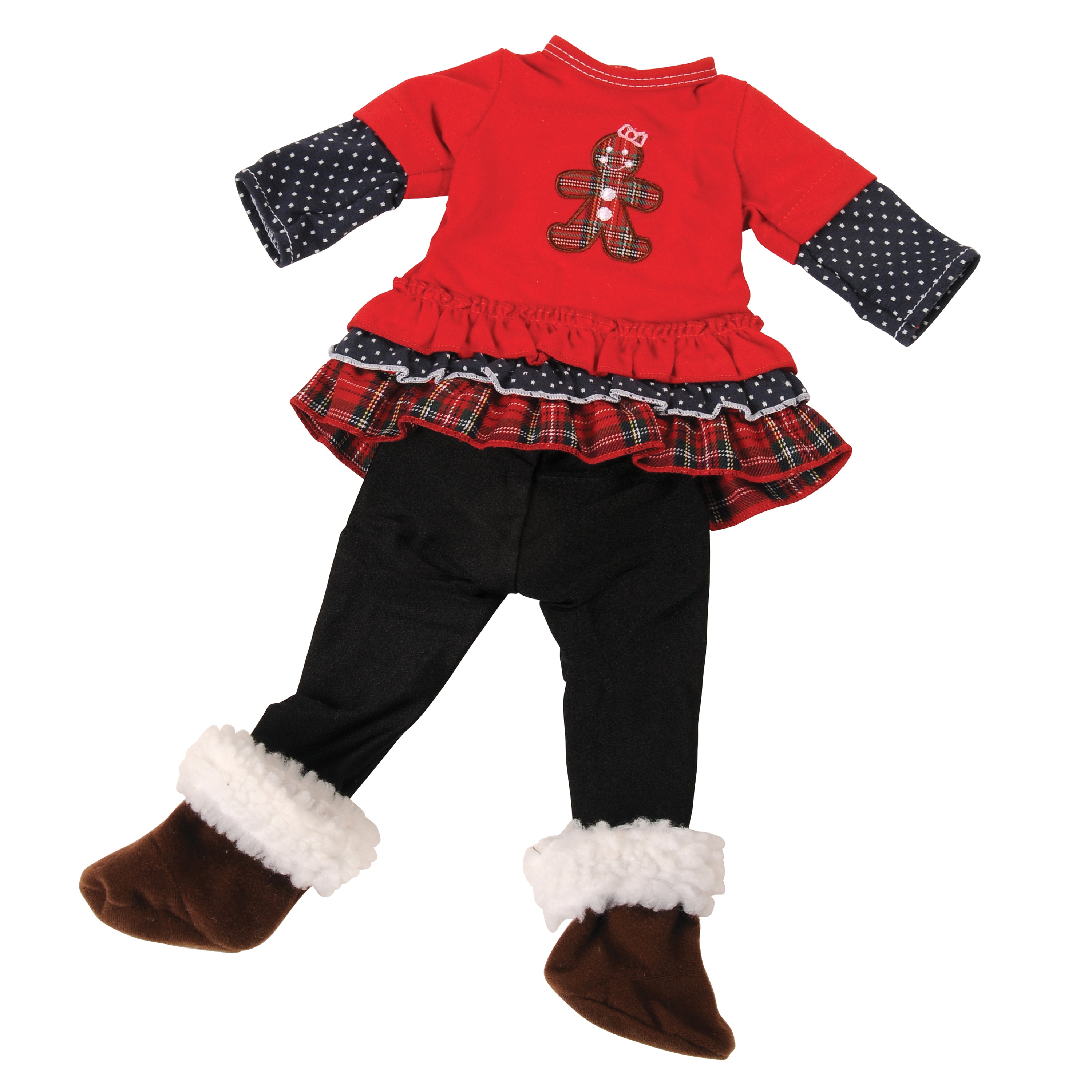 Gingerbread Layered Look Clothing Set