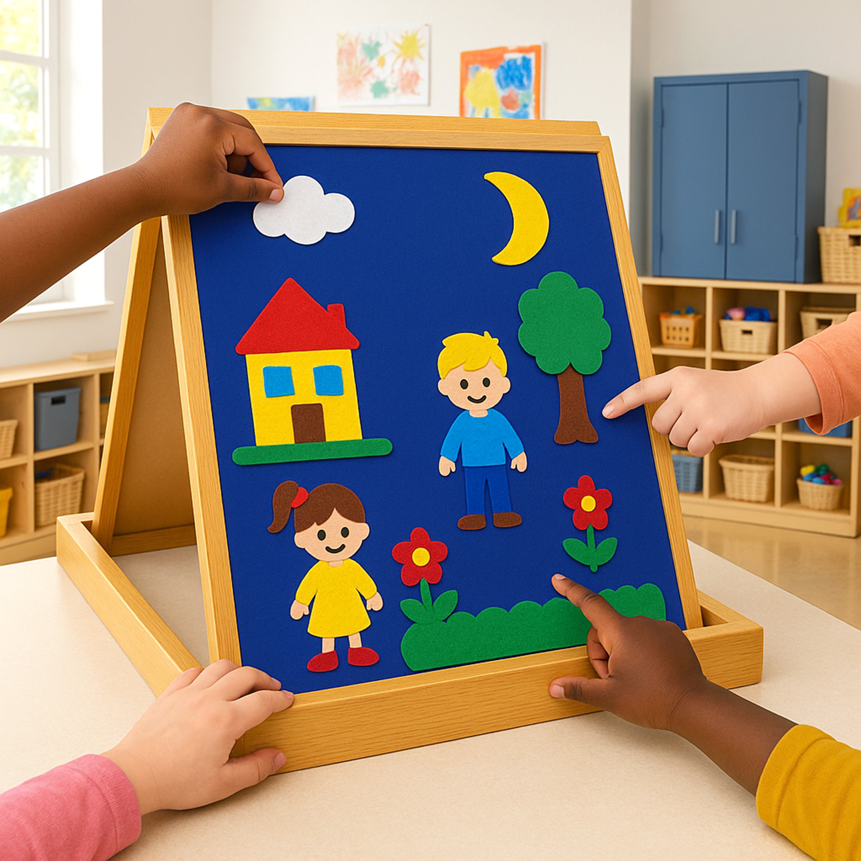 Double-Sided Tabletop Easel