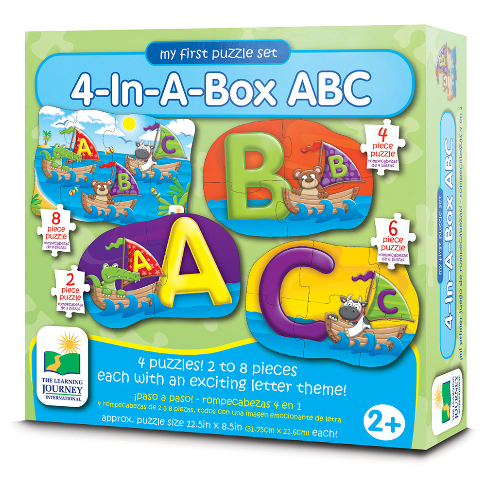 My First Puzzle Set - ABC 4-In-A-Box Puzzles