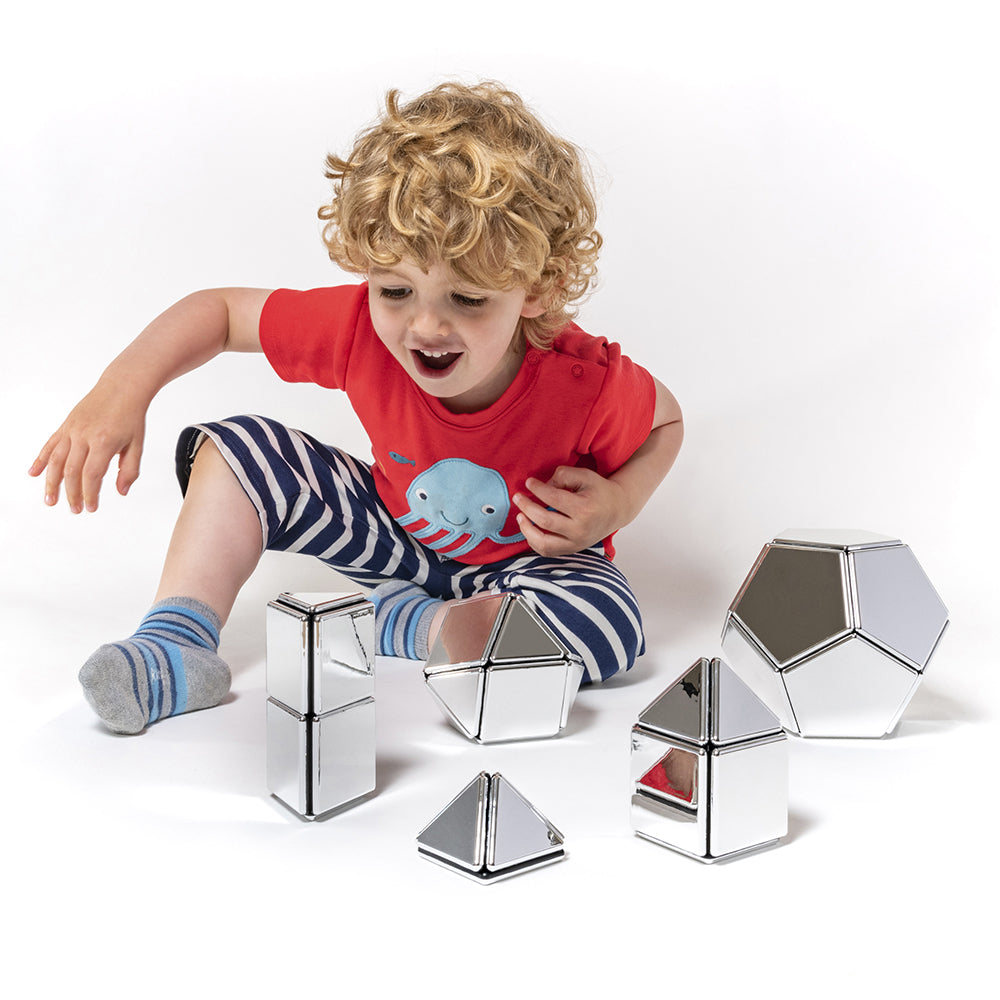 Mirrored Fun with Magnetic Polydrons
