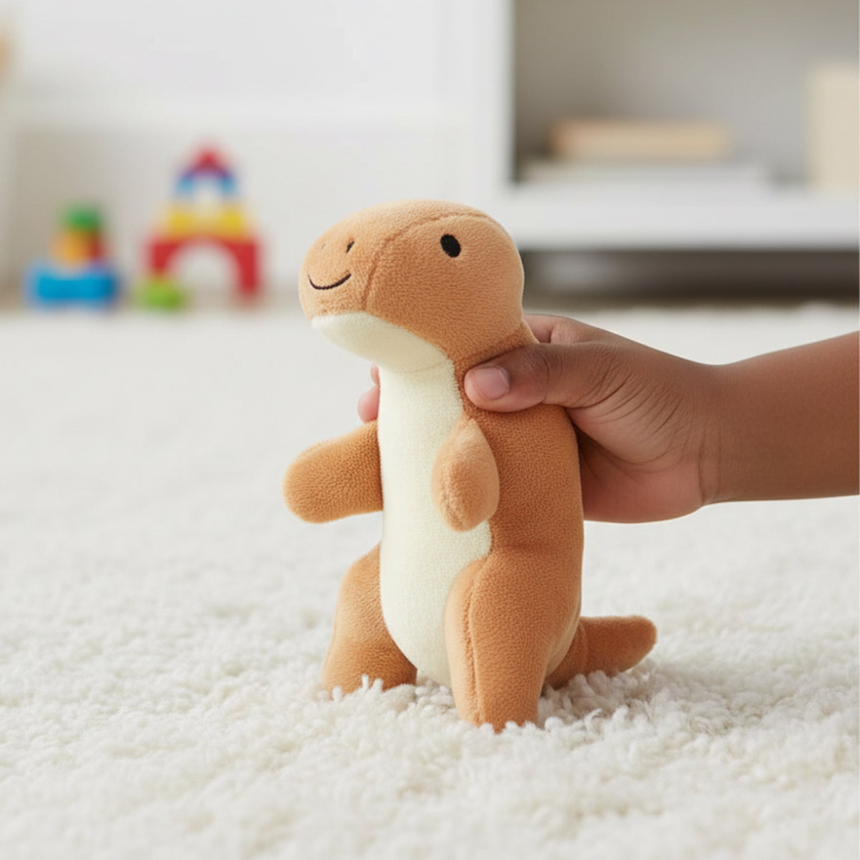 Prehistoric Basket of Dinos Plush Play Set | 7-Piece Soft Toy Set