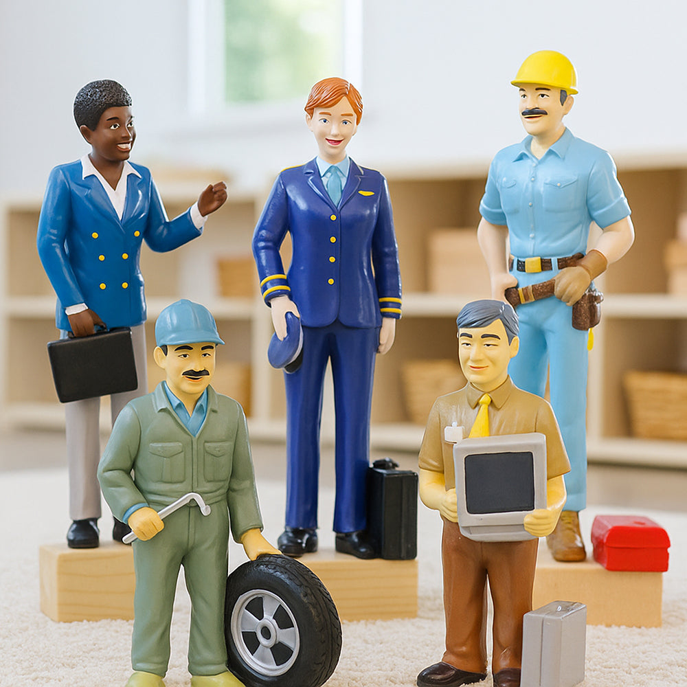 Limited Edition Diverse Community Helper Figures | Set of 5