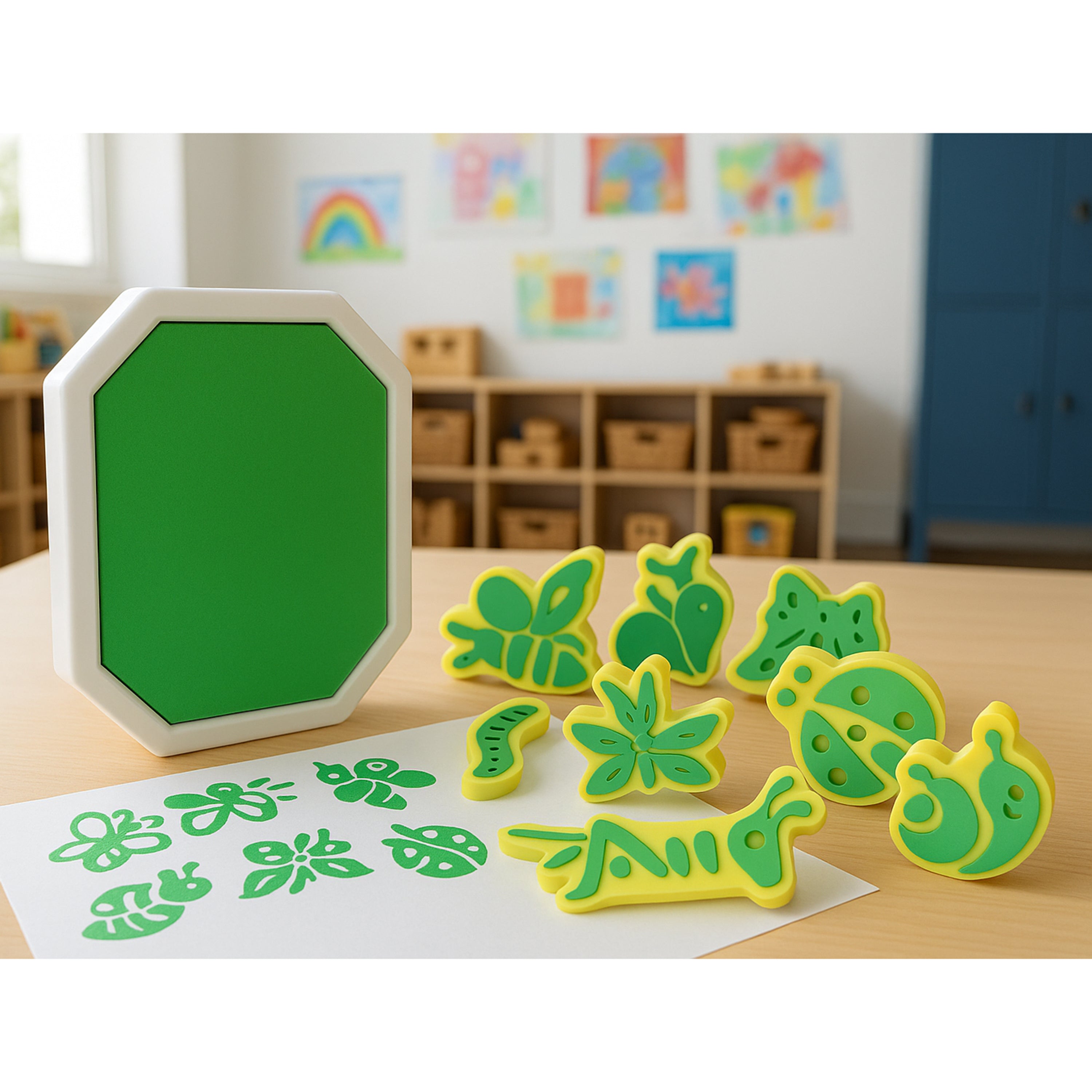 Jumbo Bug Stampers 8-Piece Set | Chunky Insect-Themed Stamps
