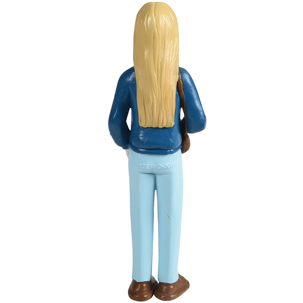 Caucasian Pretend Play Sister Figure | Back View