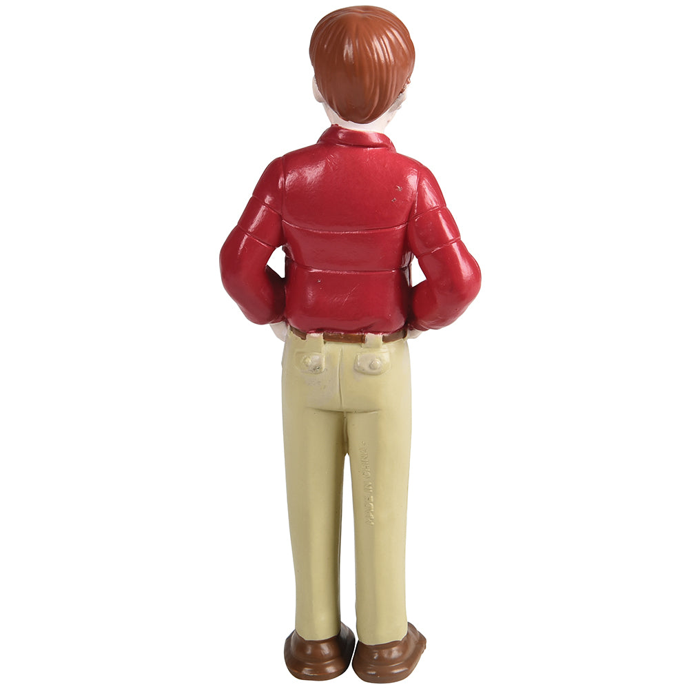 Caucasian Pretend Play Brother Figure | Back View