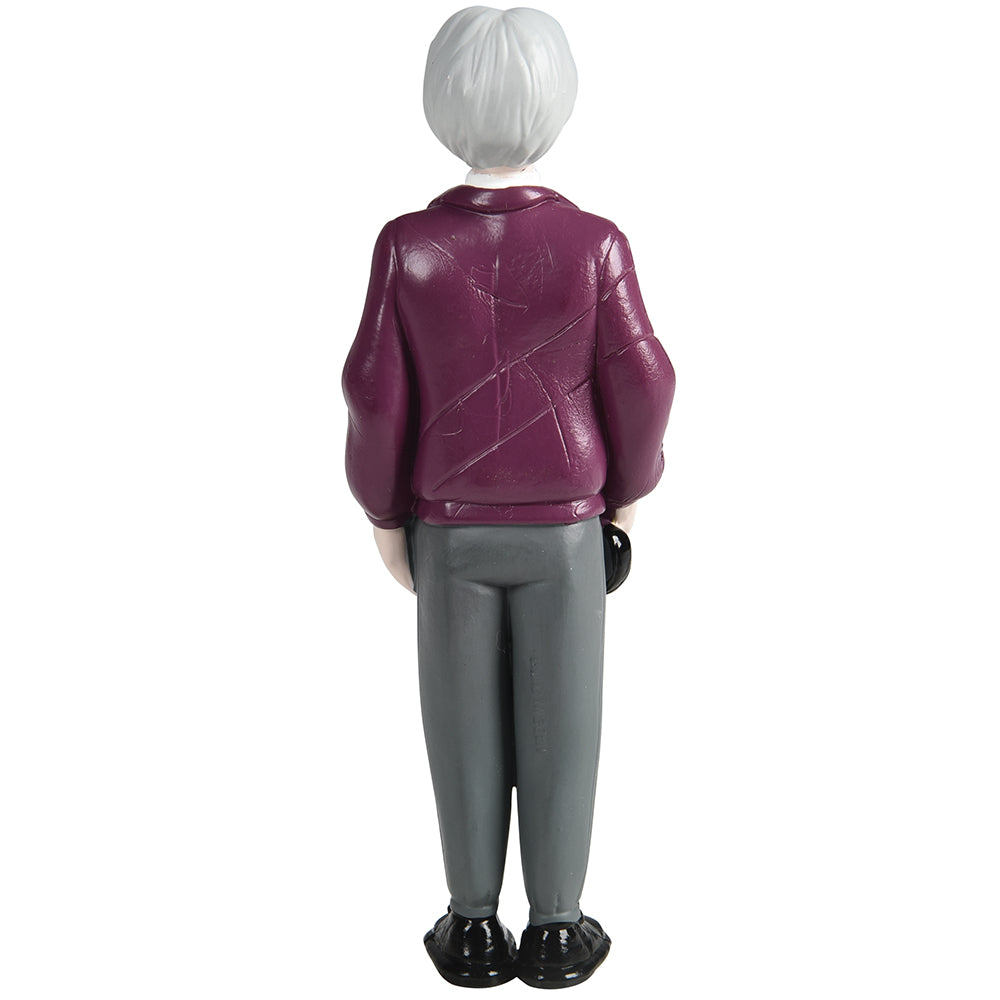 Caucasian Pretend Play Grandma Figure | Back View