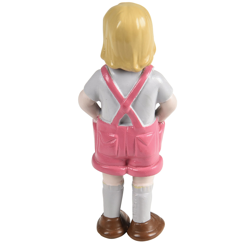 Caucasian Pretend Play Toddler Figure | Back View