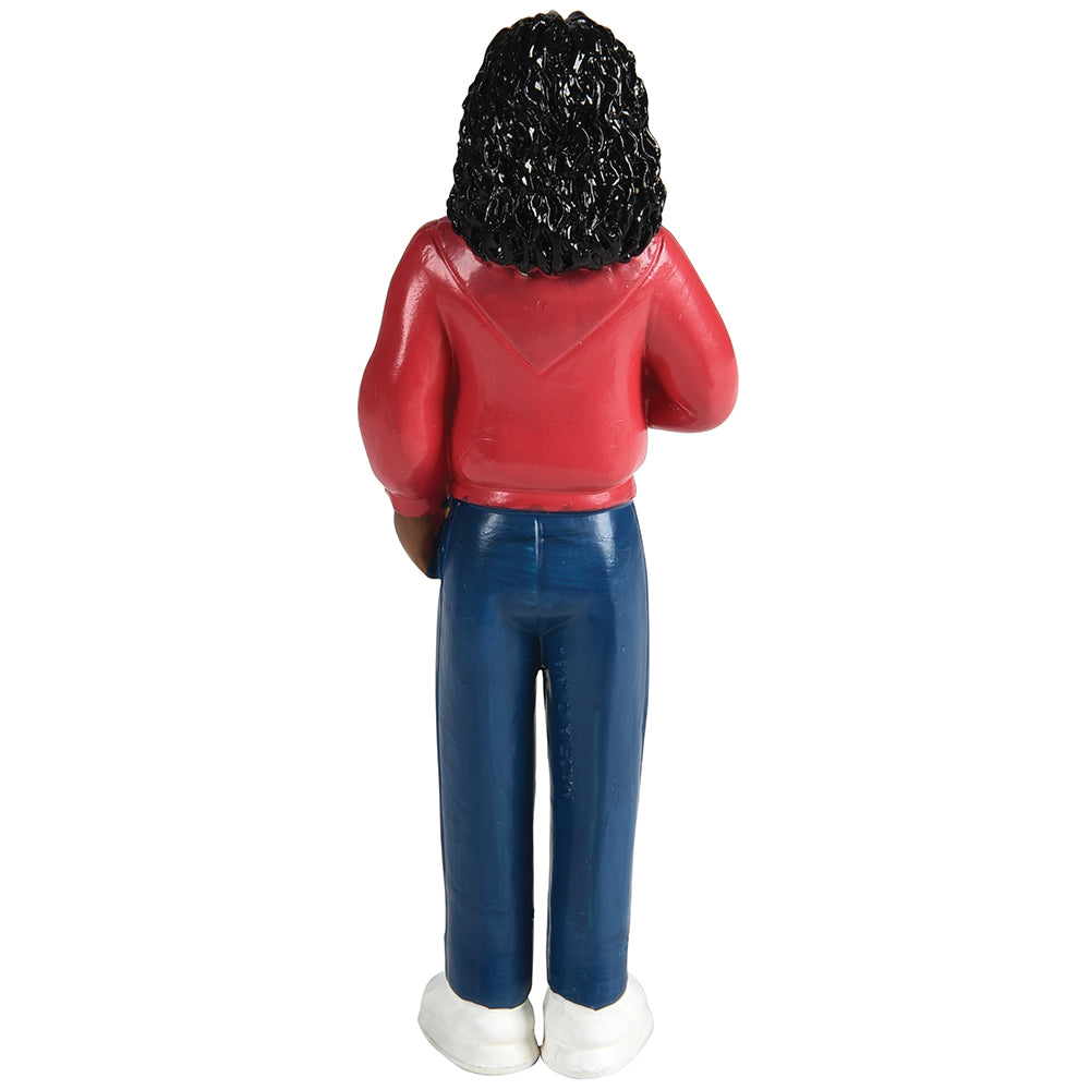 Back View of African American Sister Figure