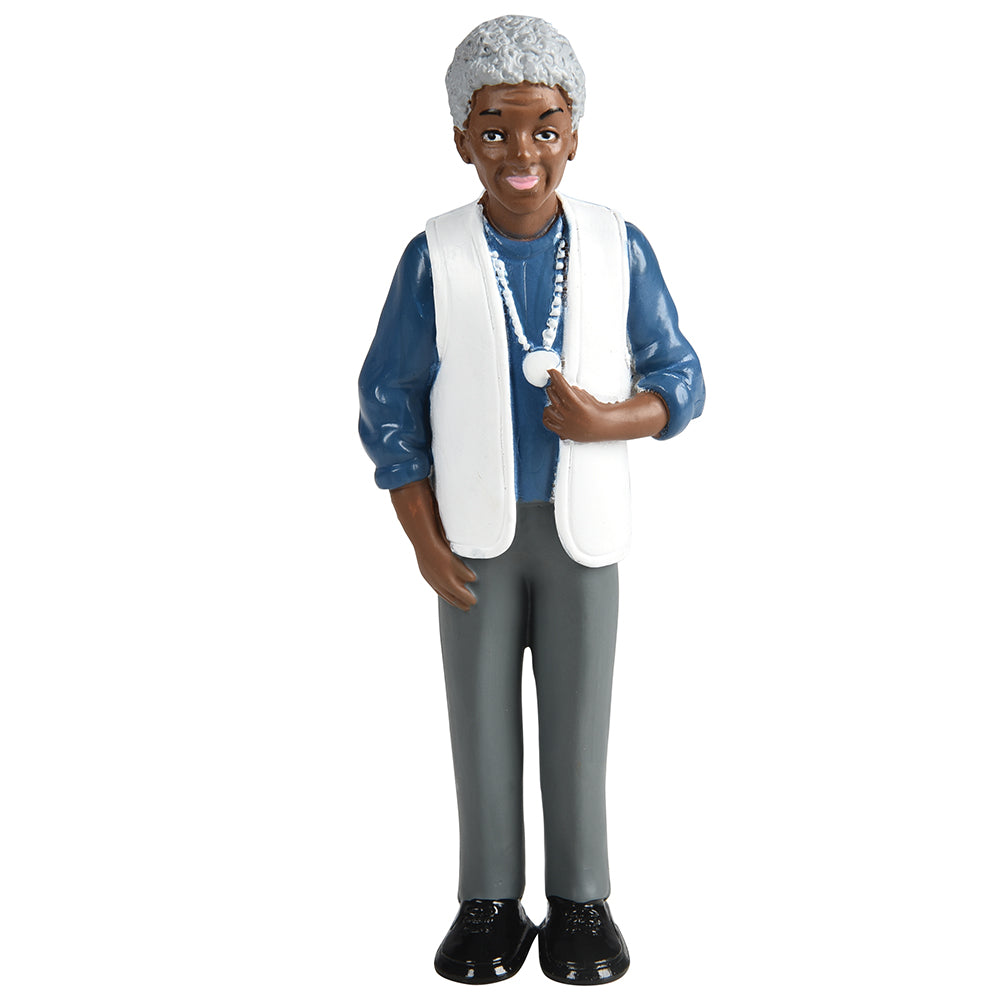 Front View of African American Grandma Figure