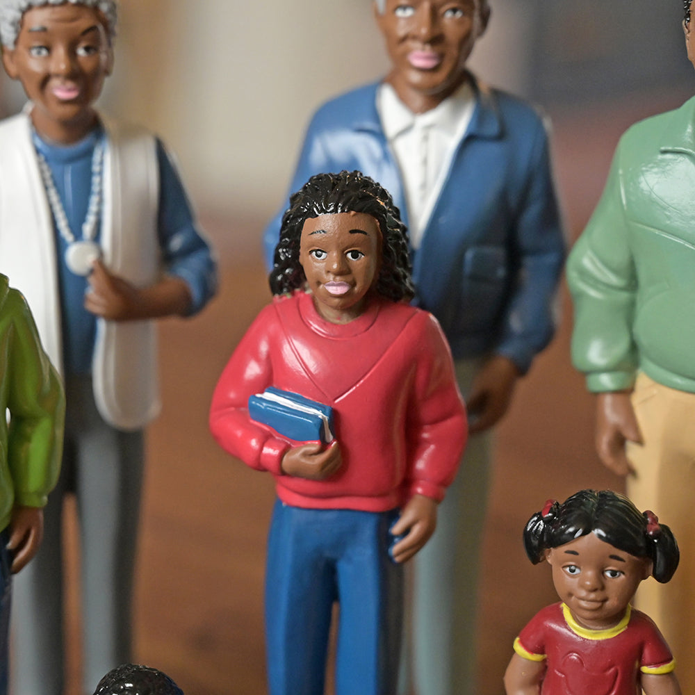 Close-up of African American Sister Figure