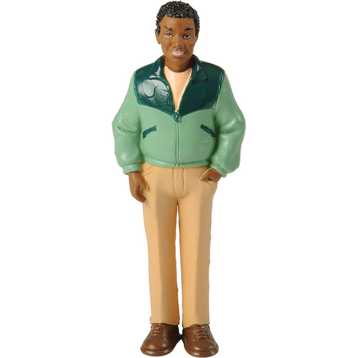 African American Dad Figure for Pretend Play | Individual Toy