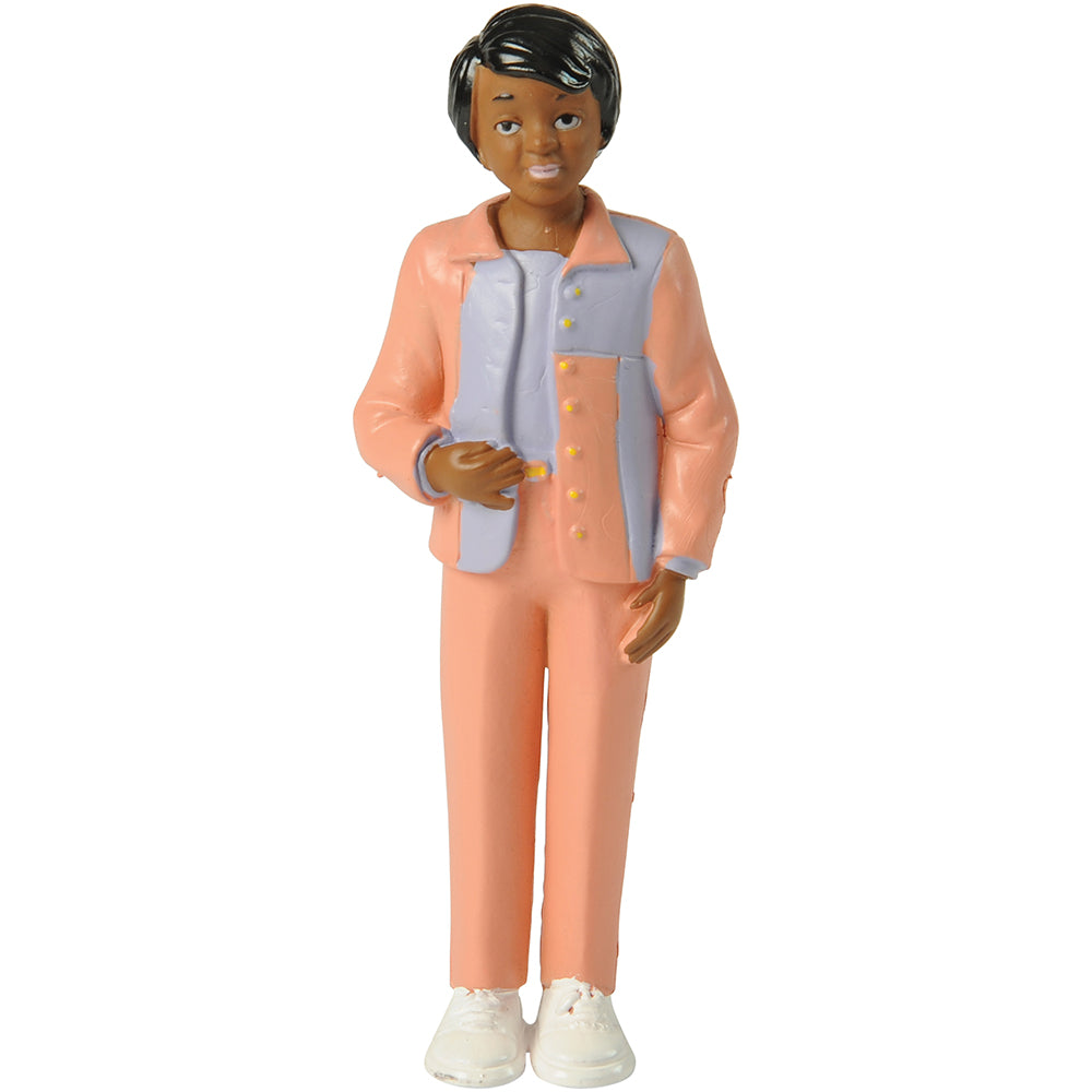 Pretend Play Family African American Mom Individual Figure