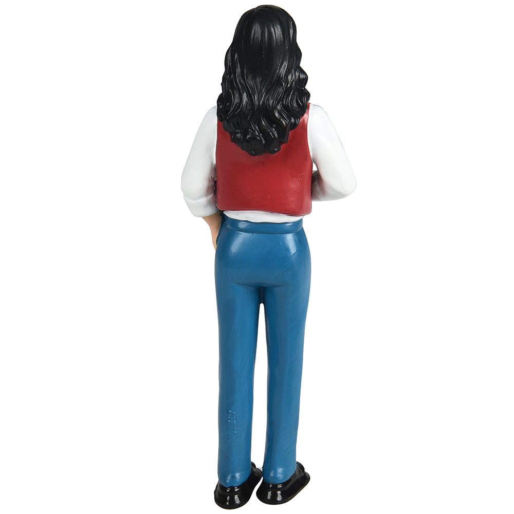 Back View of Hispanic Mom Figure