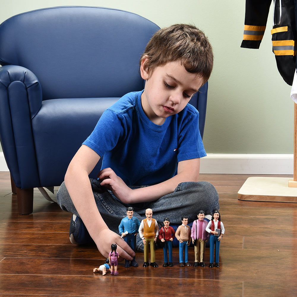 Pretend Play Time with Hispanic Family Figures