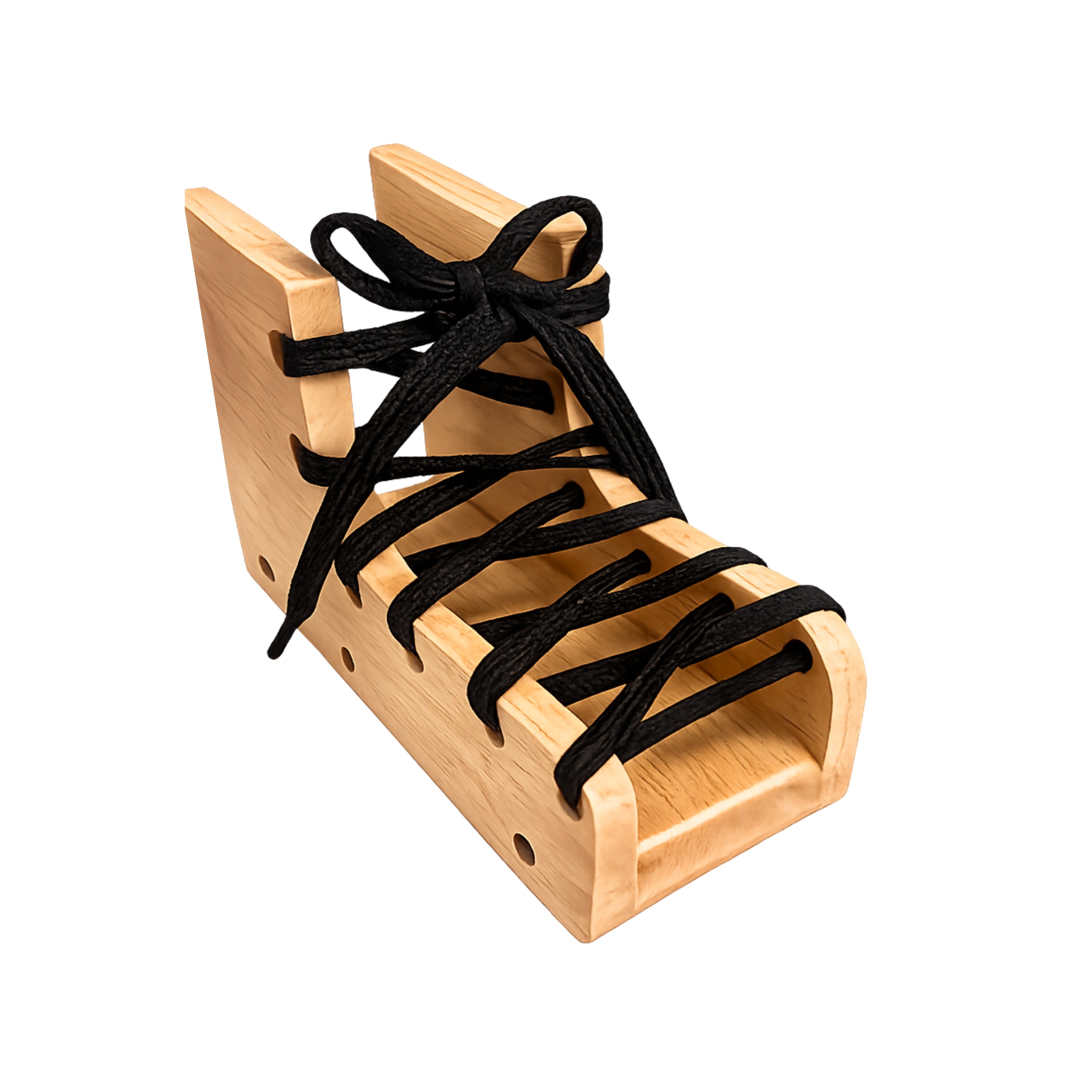 Montessori Wooden Lacing Boot
