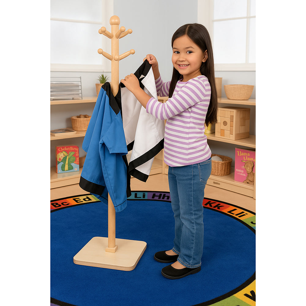 Hardwood E-Z Reach Clothes Tree | Space-Saving Design