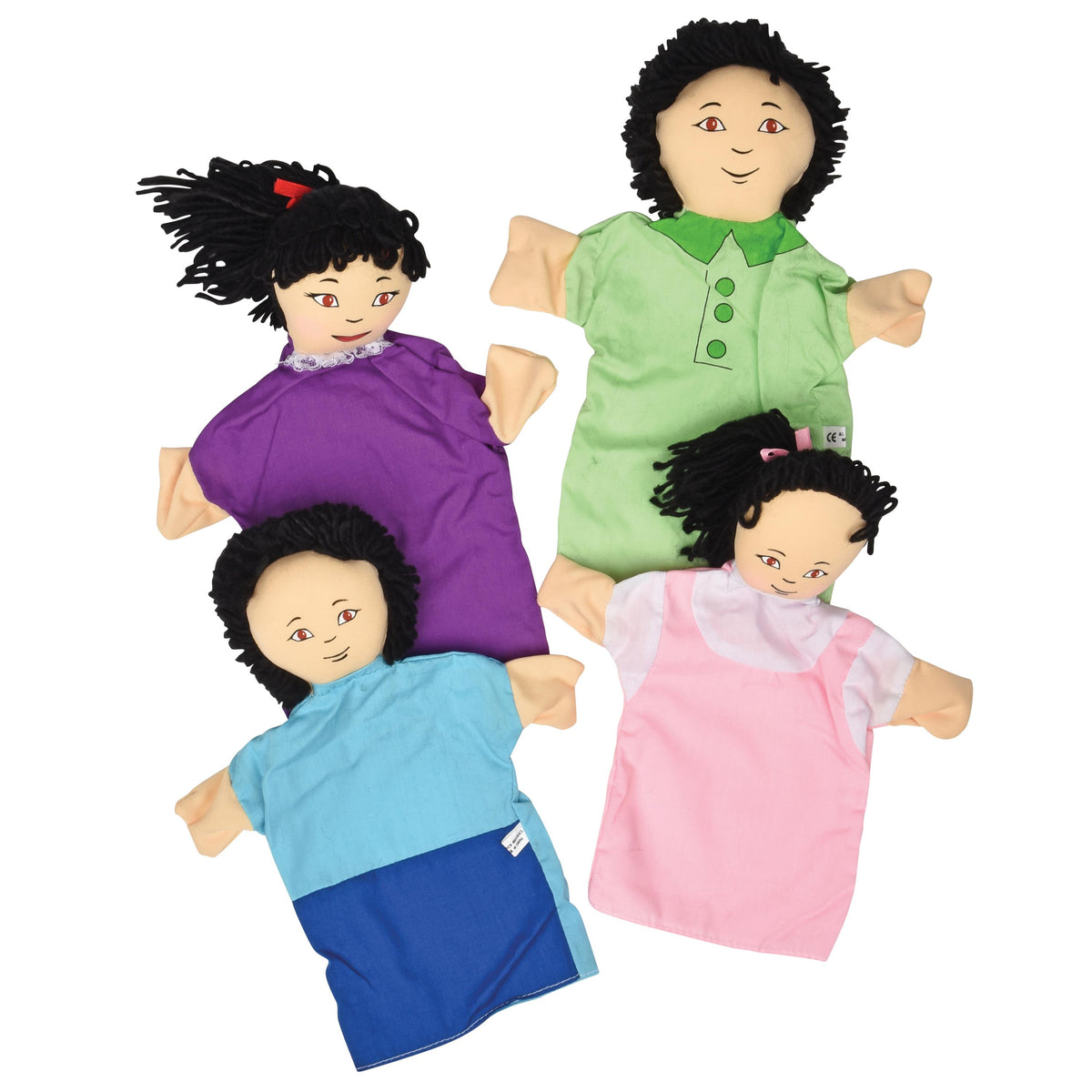 Asian Family Puppets