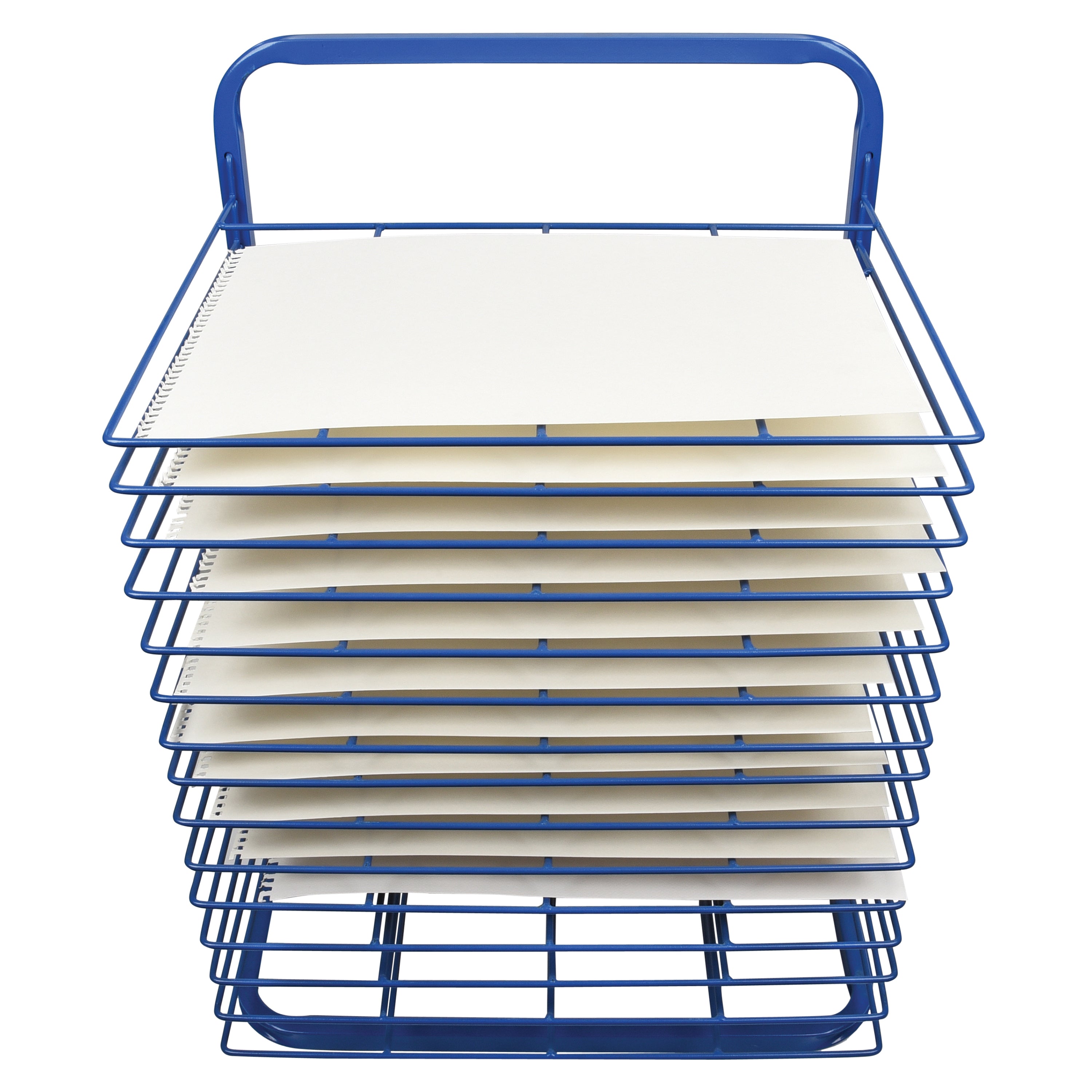 15-Shelf Sturdy Paint Classroom Drying Rack | Sturdy Powder-Coated Wire | Free-Standing