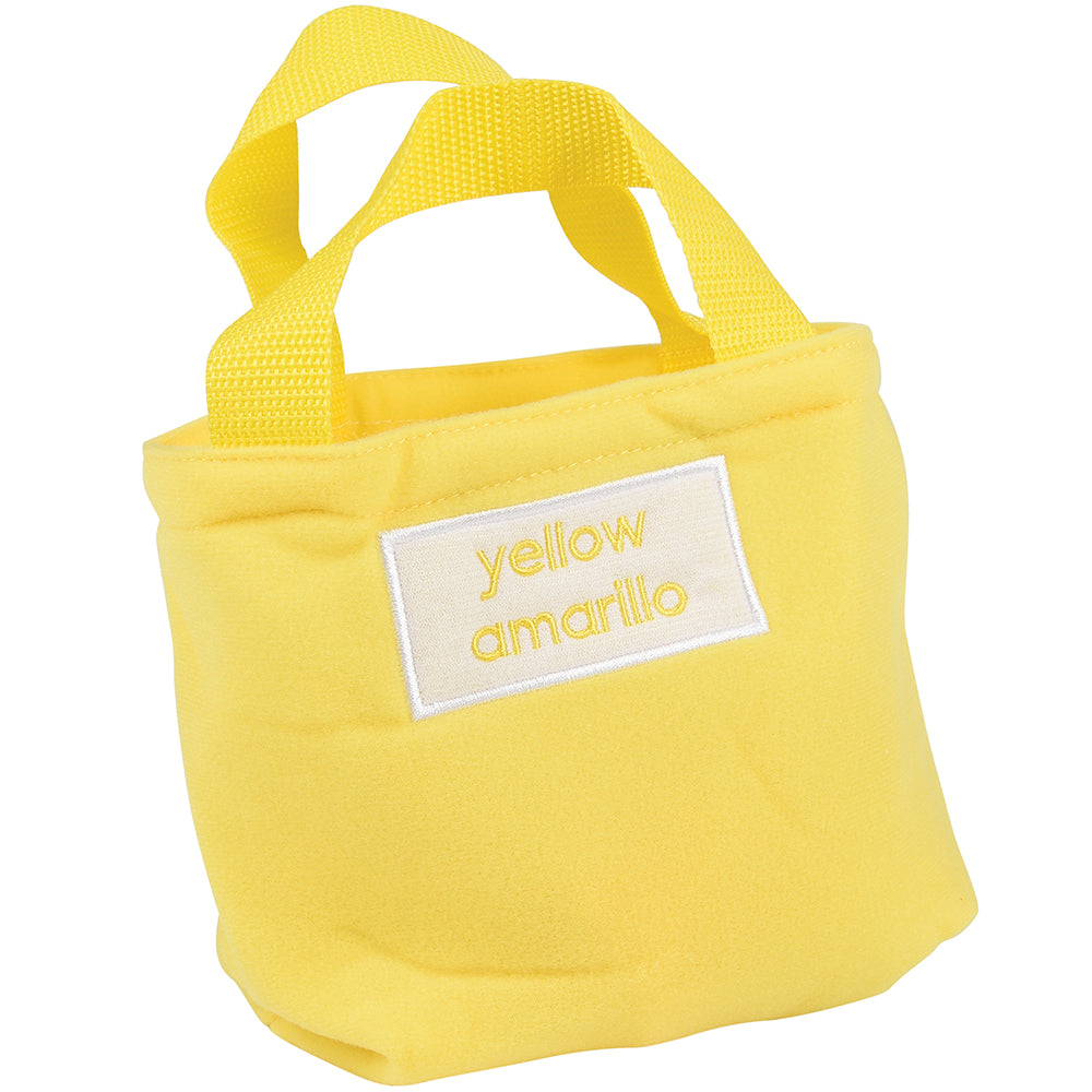 Yellow Plush Sorting Bag