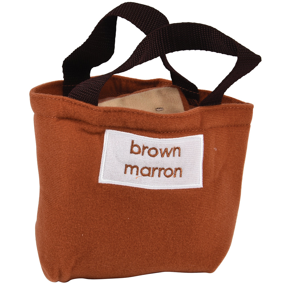 Brown Plush Sorting Bag