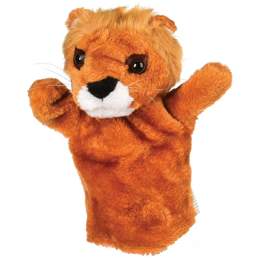 Wild Animal Plush Puppet - Lion Puppet