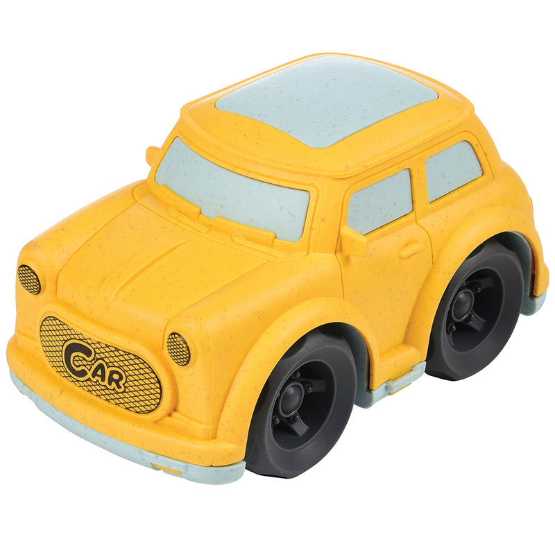 Eco-Friendly Wheat Straw Toy Car: Sustainable Fun for Ages 18 Months+