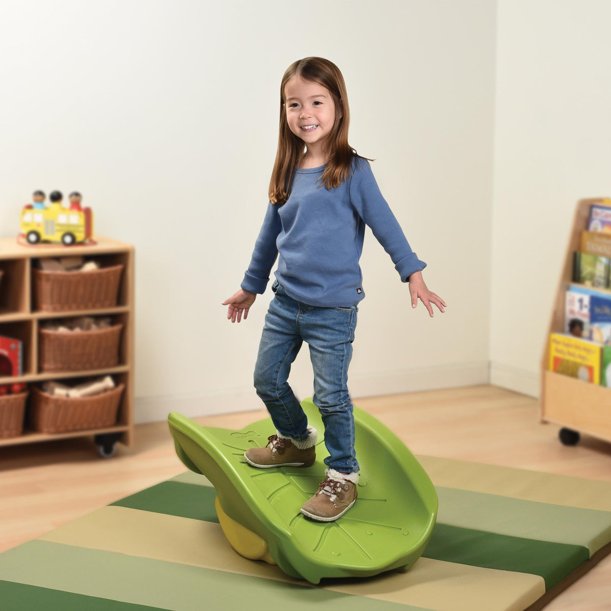 4 ft x 6 ft Natural Color Tumbling Mat: Versatile Comfort for All Ages